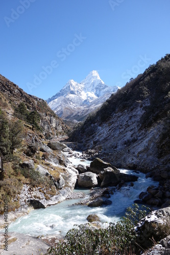 Fototapeta Naklejka Na Ścianę i Meble -  Trekking in the Everest, Nepal
