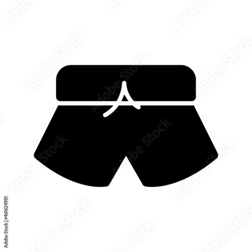 Trouser Glyph Vector Icon Design
