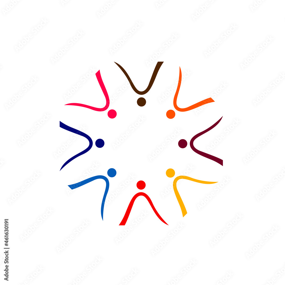 PEOPLE TOGETHER SIGN, SYMBOL, LOGO ISOLATED ON WHITE PEOPLE TOGETHER SIGN, SYMBOL, LOGO ISOLATED ON WHITE
