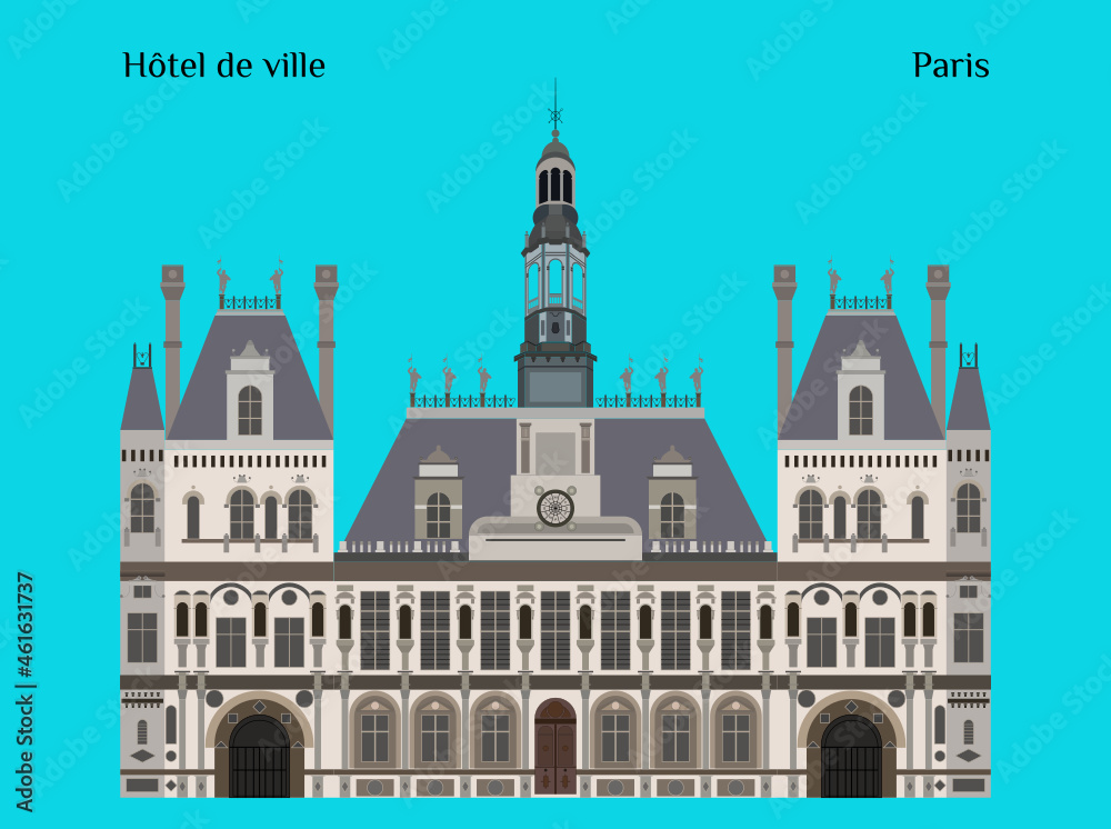 Hôtel de ville de Paris, France
Paris Town Hall
