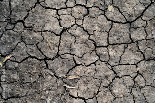 dry cracked earth background 