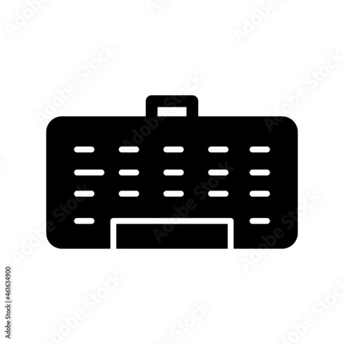 Keyboard Glyph Vector Icon Design