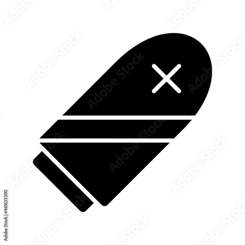 Surfboard Glyph Vector Icon Design