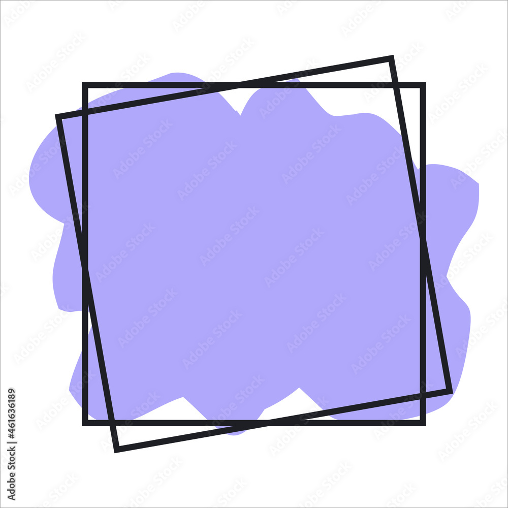blue vector background with double square frame blue vector background with double square frame