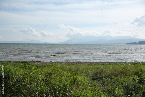 scenery of lake lanao, the biggest lake in mindanao island  photo