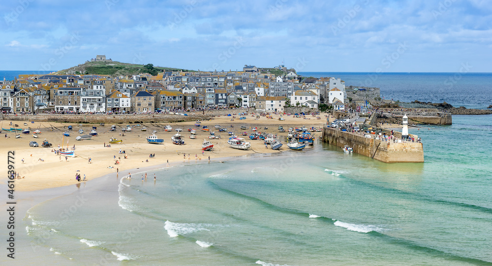 St Ives on the north Cornwall coast in England