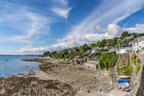St Mawes on the Roseland Peninsula on the couth Cornwall coast in England photo