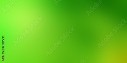 Green gradient background. Abstract blurry fresh green background