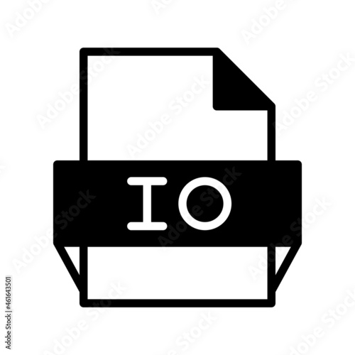 Io Glyph Vector Icon Design