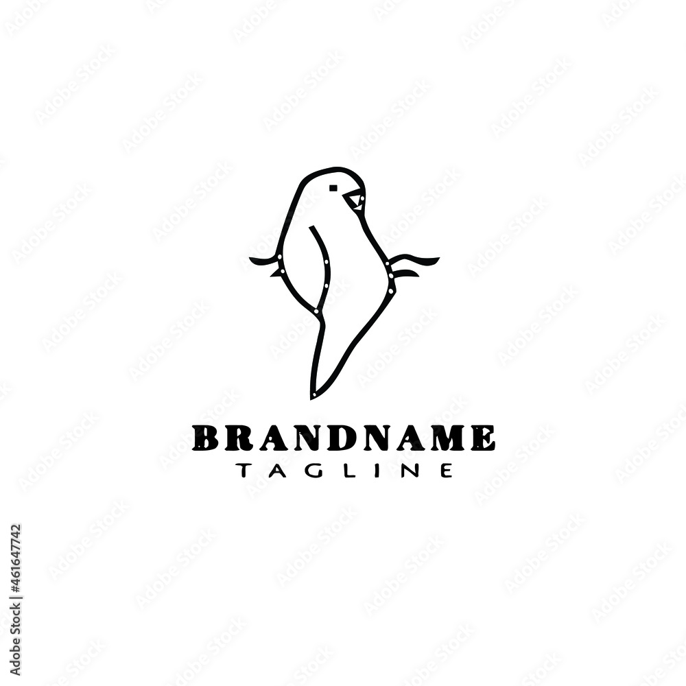 hand drawn bird logo cartoon icon design template black isolated vector illustration hand drawn bird logo cartoon icon design template black isolated vector illustration