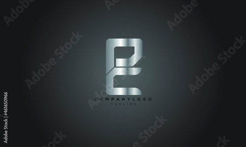 PC, CO, DC, CD, Abstract initial monogram letter alphabet logo design