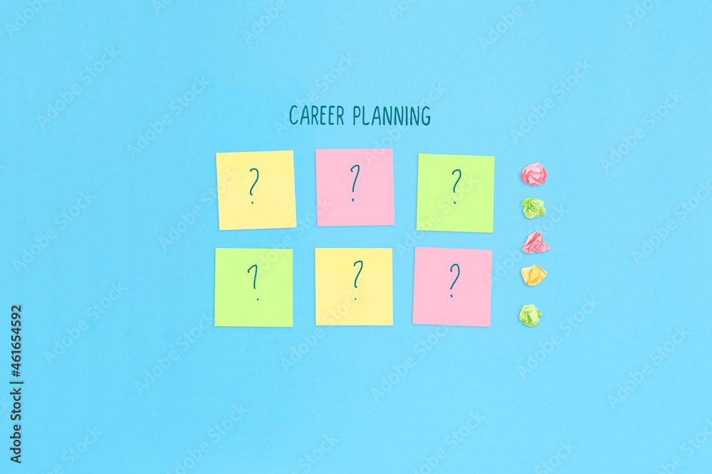 Colored stickers with question marks Colored stickers with question marks