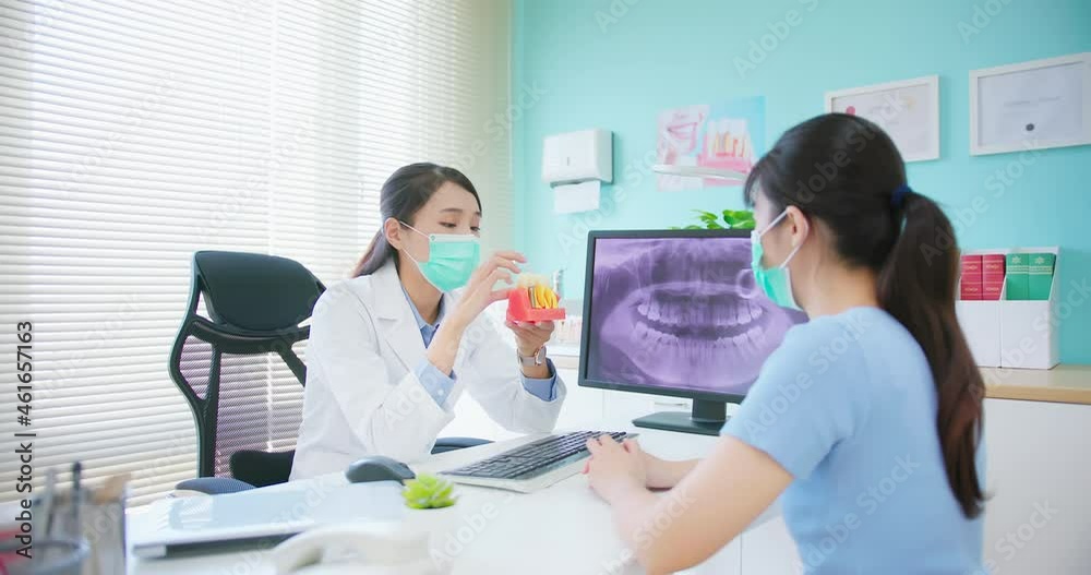 woman at dental clinic woman at dental clinic