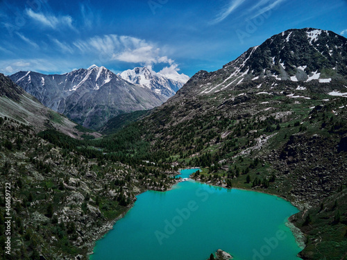 Mountain lake, Russia West Siberia, Altai mountains, Katun ridge. photo