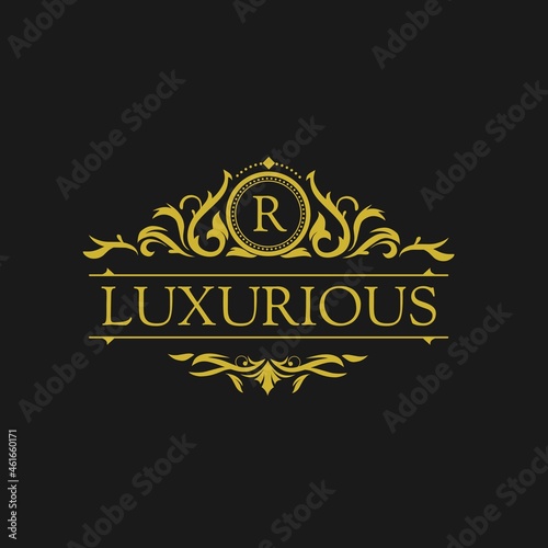 Luxury Logo template in vector for Restaurant, Royalty, Boutique, Cafe, Hotel, Heraldic, Jewelry, Fashion and other vector illustrations