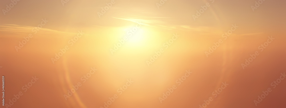 Obraz premium sunset sky gradient abstract sun light nature background