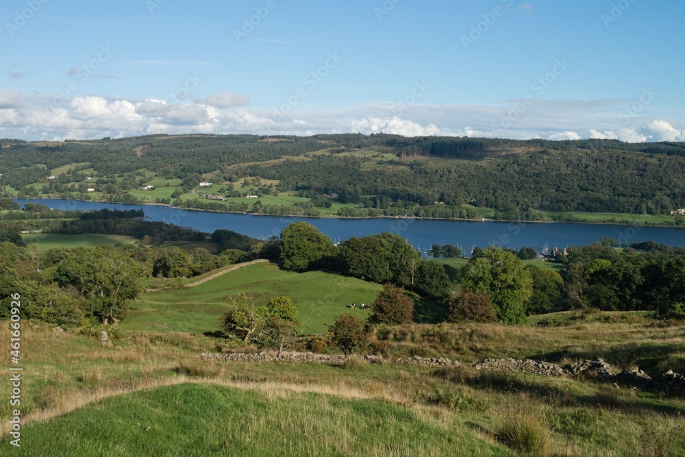 Coniston water in the Lake district National Park, England