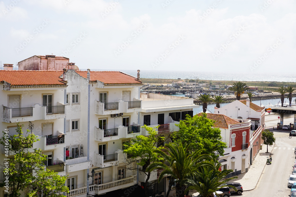 The city Lagos in the Algarve in Portugal