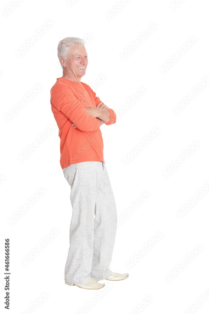 portrait of smiling senior man portrait of smiling senior man
