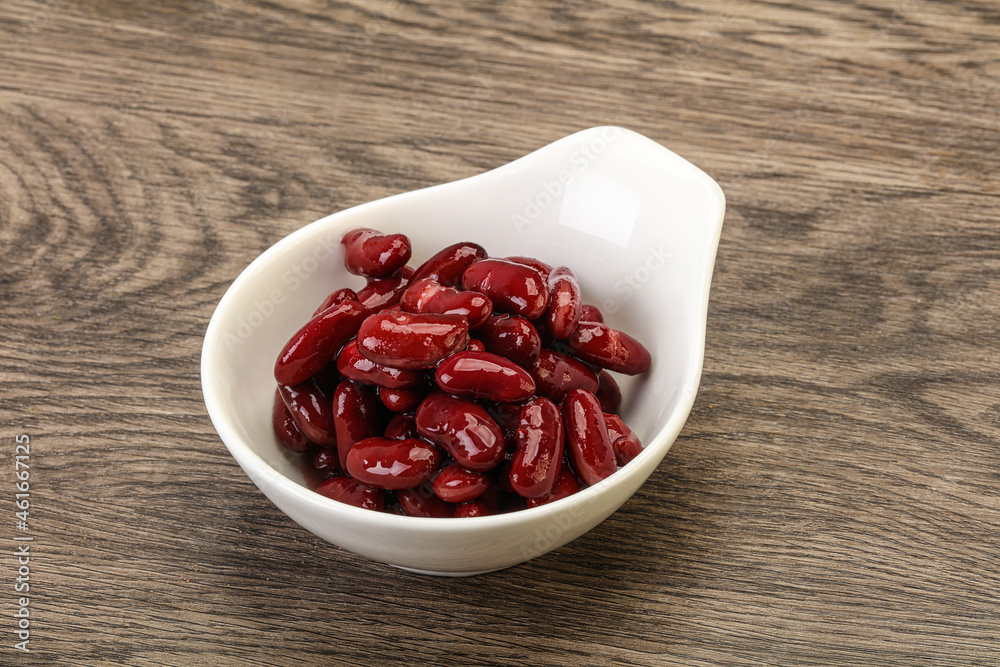Canned red Kidney in the bowl Canned red Kidney in the bowl