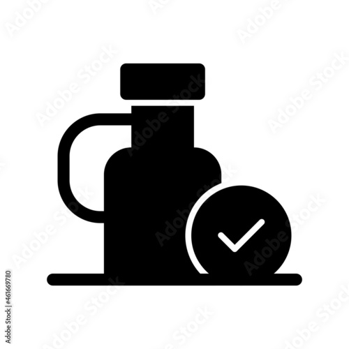 Olive Oil Glyph Vector Icon Design