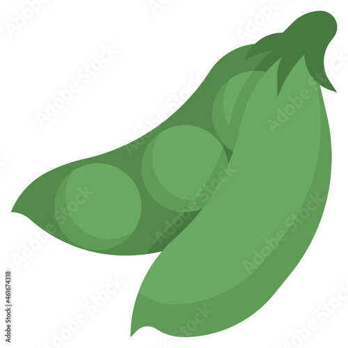 PEAS flat icon,linear,outline,graphic,illustration