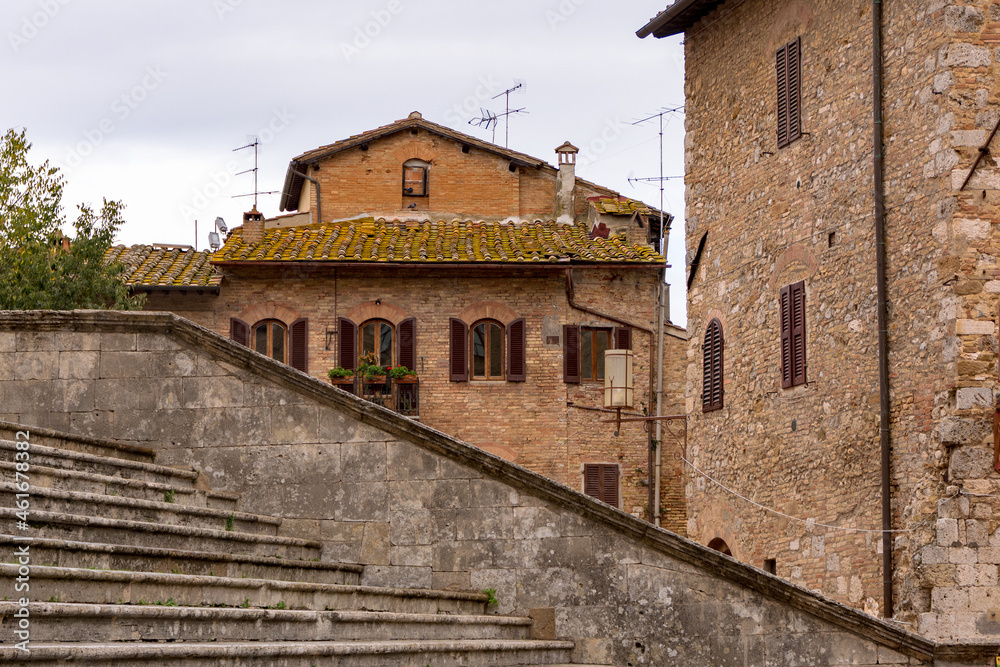 Altstadt von San Gimignano Stadt der Türm