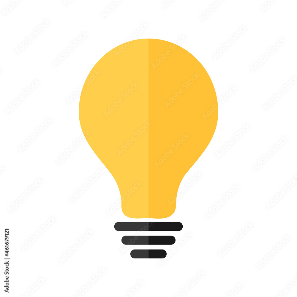 light bulb icon, vector illustration light bulb icon, vector illustration