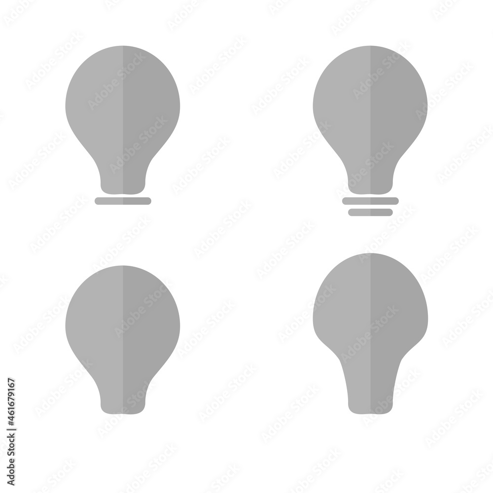 light bulb icon, vector illustration light bulb icon, vector illustration