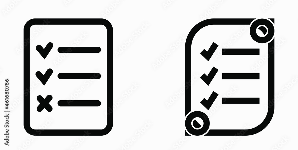 Icon list, roster, schedule, register, roll, catalog, scrol, bil
