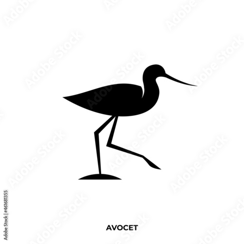 Illustration vector graphic template of bird silhouette logo