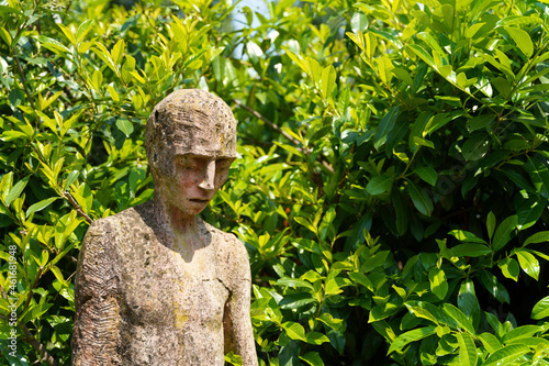 Photos Statue in the park of San Giovanni church at Vigolo Marchese, Piacenza