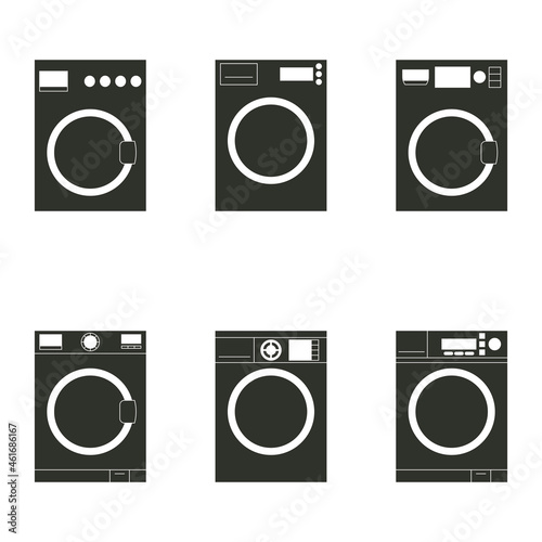 Vector illustration on the theme washer