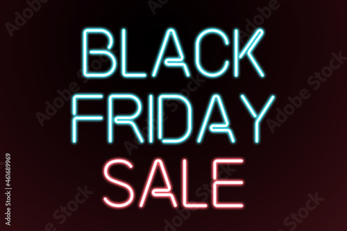 Black Friday sale sign for use as advertising poster or web banner