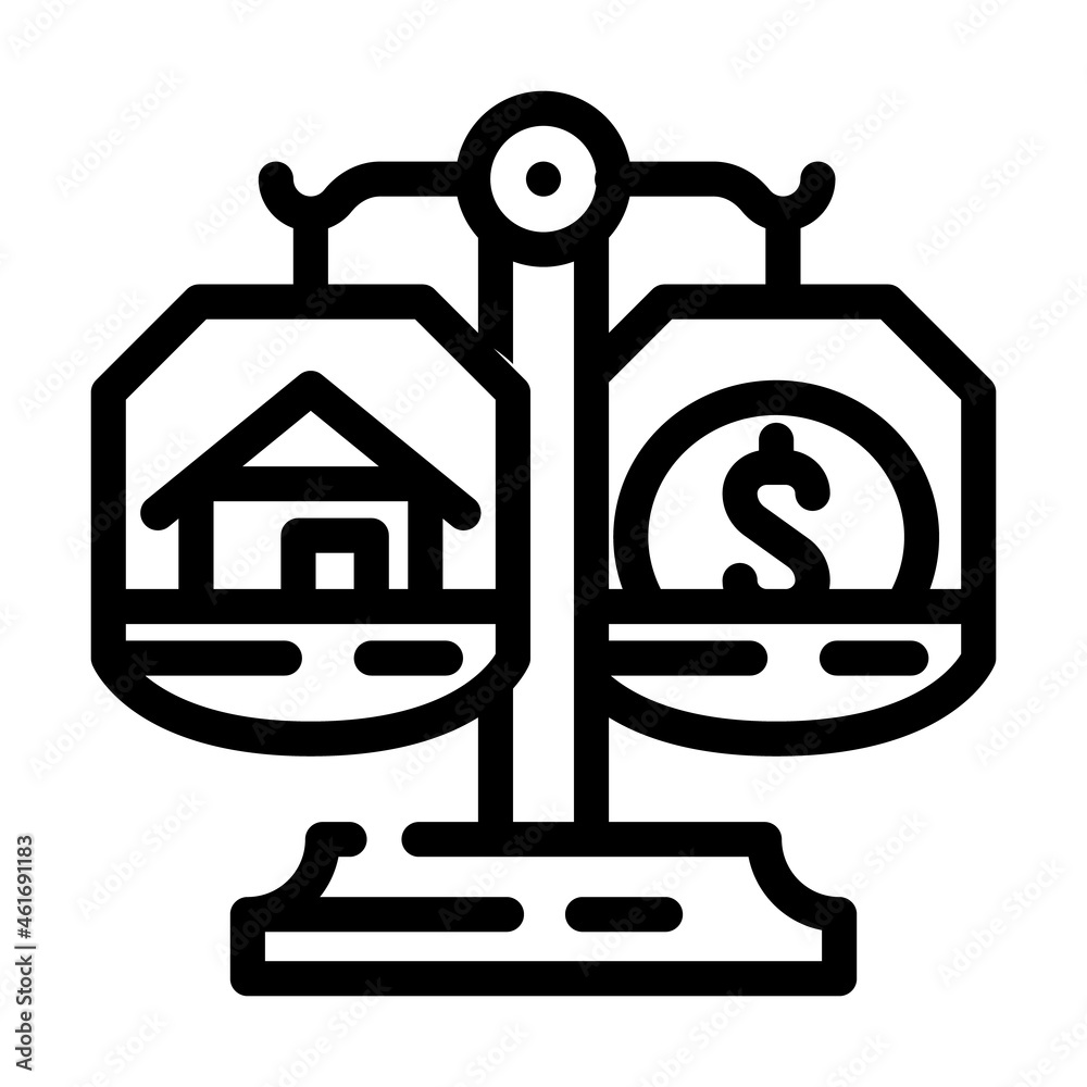 property division after divorce line icon vector. property division after divorce sign. isolated contour symbol black illustration property division after divorce line icon vector. property division after divorce sign. isolated contour symbol black illustration