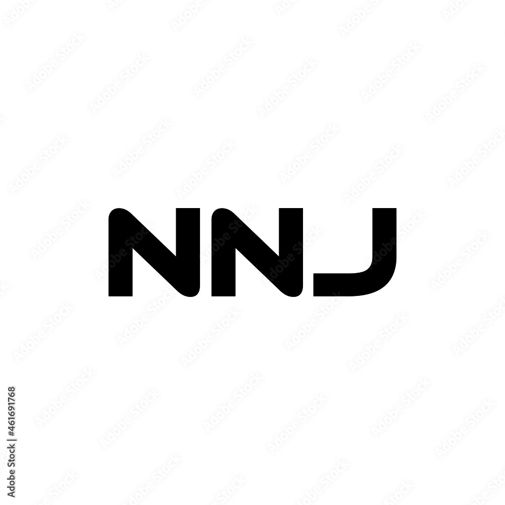 NNJ letter logo design with white background in illustrator, vector logo modern alphabet font overlap style. calligraphy designs for logo, Poster, Invitation, etc. NNJ letter logo design with white background in illustrator, vector logo modern alphabet font overlap style. calligraphy designs for logo, Poster, Invitation, etc.