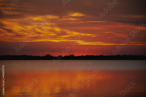 sunset in the Danube Delta © Costache Sabin