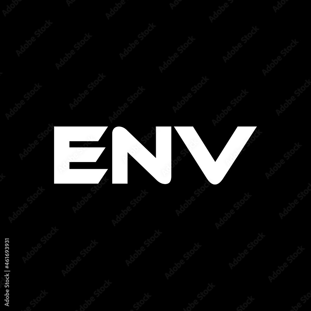 ENV letter logo design with black background in illustrator, vector logo modern alphabet font overlap style. calligraphy designs for logo, Poster, Invitation, etc. ENV letter logo design with black background in illustrator, vector logo modern alphabet font overlap style. calligraphy designs for logo, Poster, Invitation, etc.