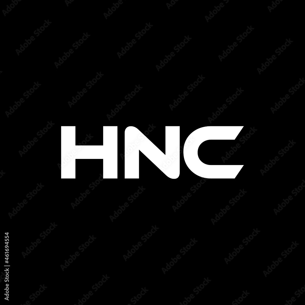 HNC letter logo design with black background in illustrator, vector logo modern alphabet font overlap style. calligraphy designs for logo, Poster, Invitation, etc. HNC letter logo design with black background in illustrator, vector logo modern alphabet font overlap style. calligraphy designs for logo, Poster, Invitation, etc.