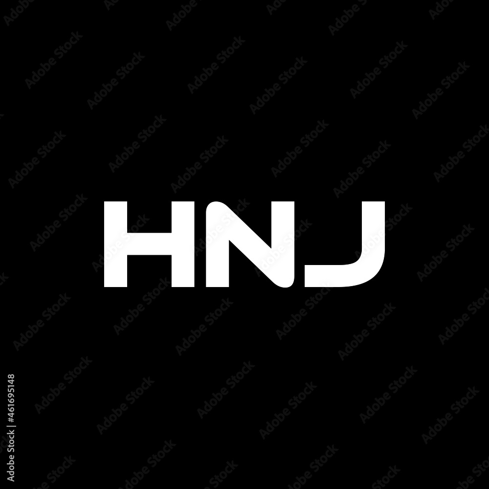HNJ letter logo design with black background in illustrator, vector logo modern alphabet font overlap style. calligraphy designs for logo, Poster, Invitation, etc. HNJ letter logo design with black background in illustrator, vector logo modern alphabet font overlap style. calligraphy designs for logo, Poster, Invitation, etc.