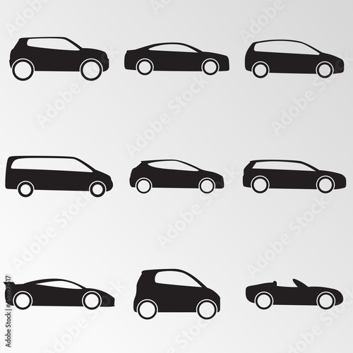Vector illustration on the theme cars