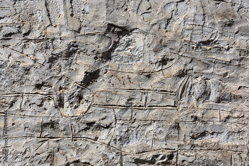 Abstract texture of stone and concrete wall