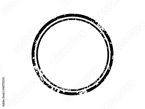 stamp template. circular vintage and hipster frame , ring with grunge effect compatible for logo elements.