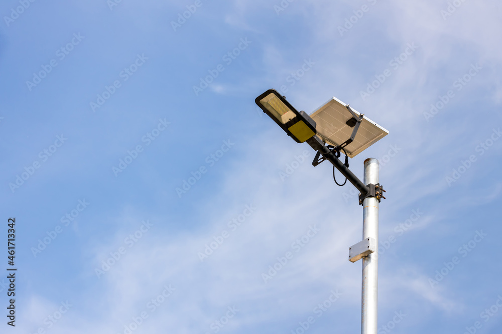 A modern street LED lighting pole. Urban electro-energy technologies. Poles on the road with LED light. Outdoor lighting strong LED lamp. A modern street LED lighting pole. Urban electro-energy technologies. Poles on the road with LED light. Outdoor lighting strong LED lamp.