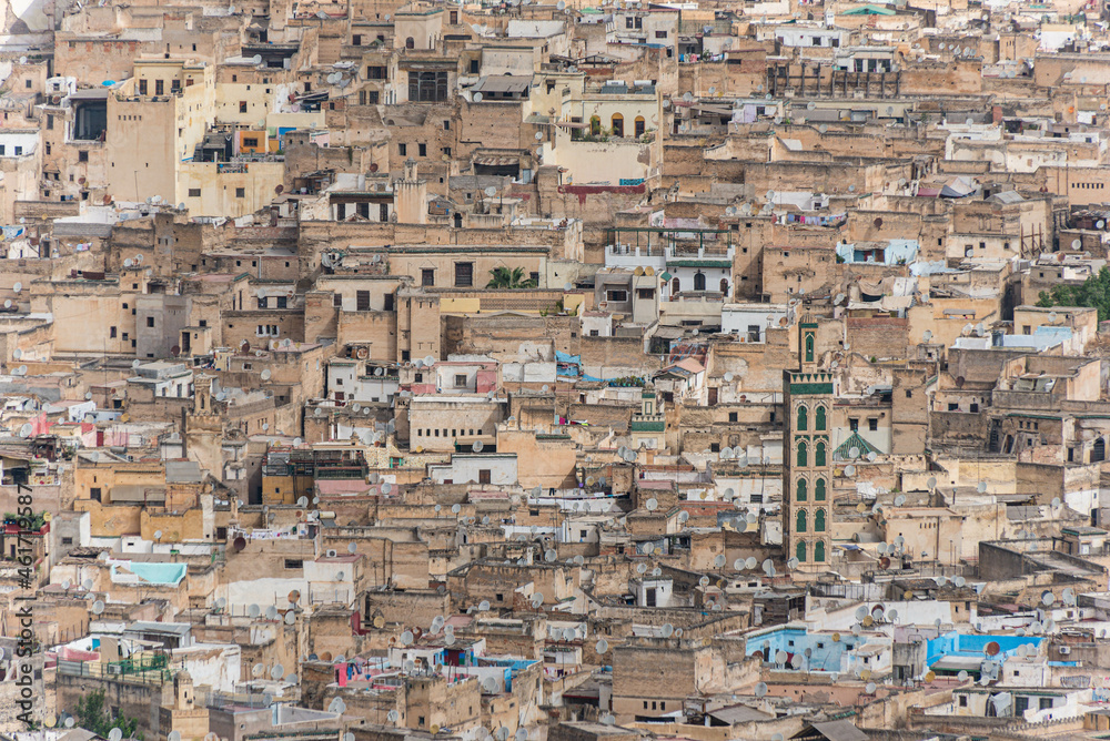 Blick auf die Medina von Fes in Marokko