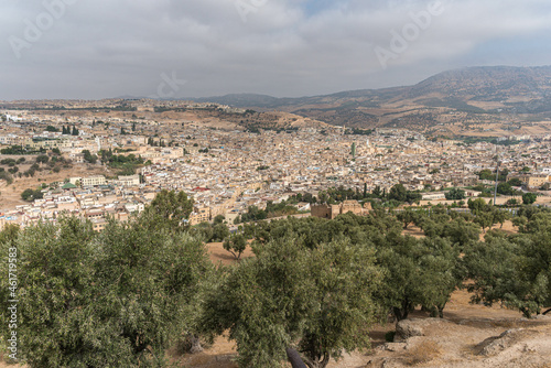 Blick auf die Medina von Fes in Marokko