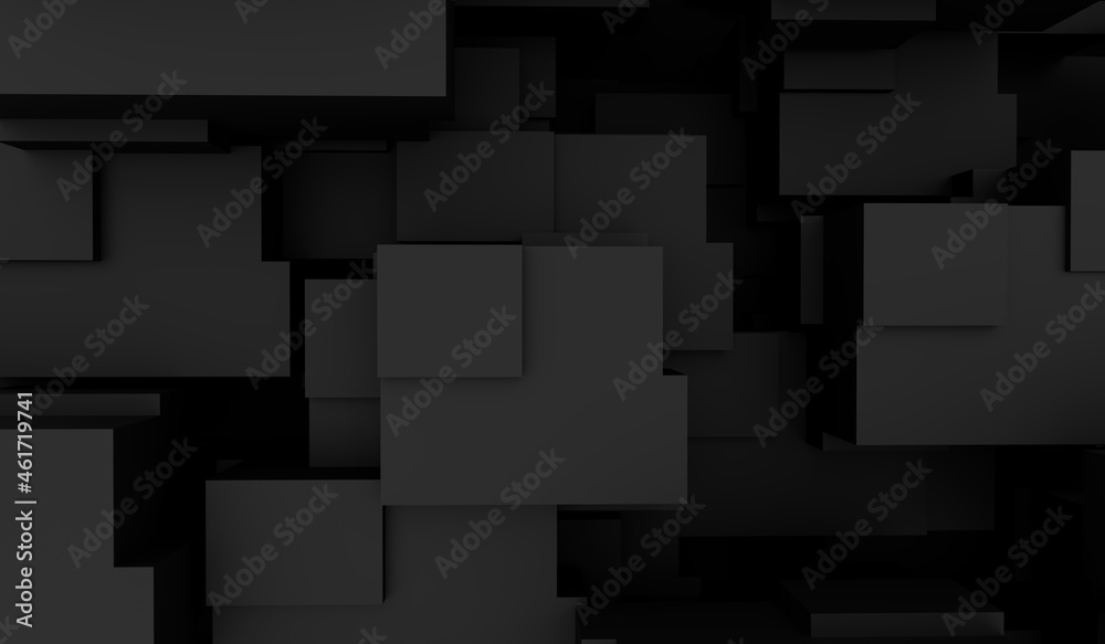 Abstract 3d background from different sized cubes. 3d rendering Abstract 3d background from different sized cubes. 3d rendering