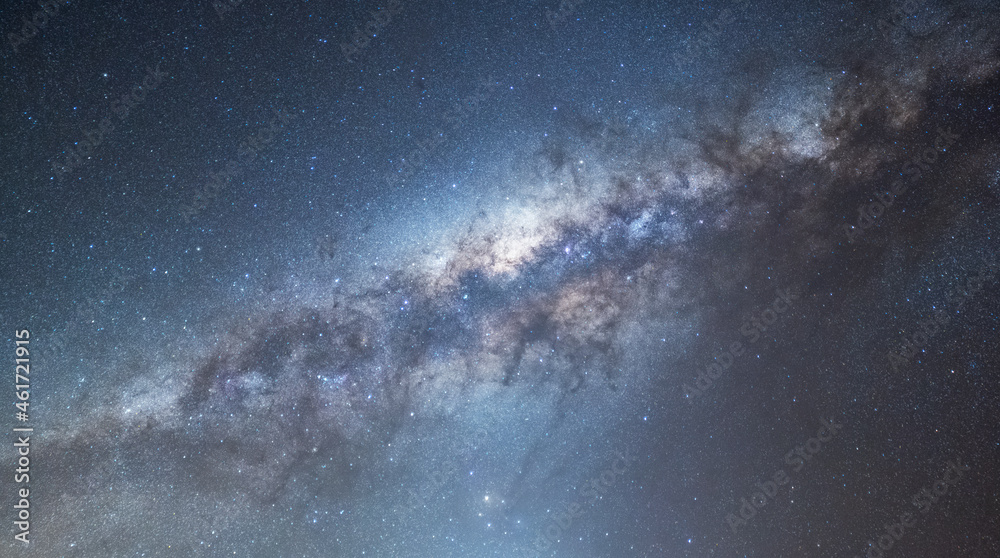 Milky Way background isolated in Atacama, Chile