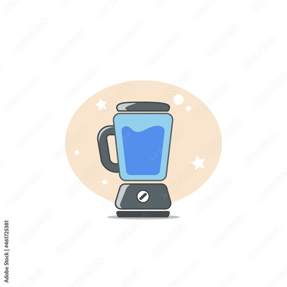 blender flat icon. blender clipart on white background. blender flat icon. blender clipart on white background.