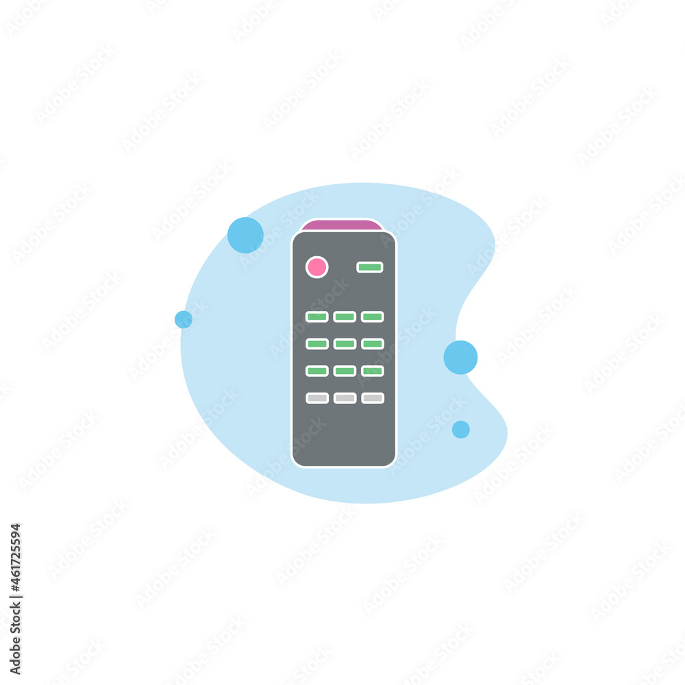 remote control flat icon. remote control clipart on white background. remote control flat icon. remote control clipart on white background.